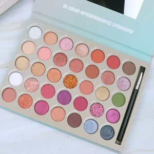 Eyeshadow pallet 35 colors vegan cruelty free high pigmentation